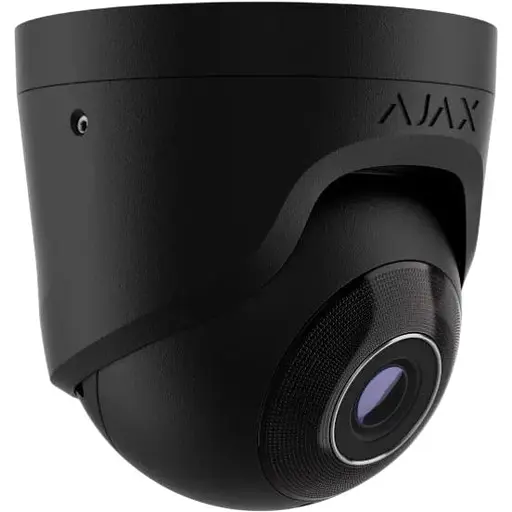 IP-камера Ajax TurretCam (8 Mp/4 mm) Black 8 Mp проводная охранная