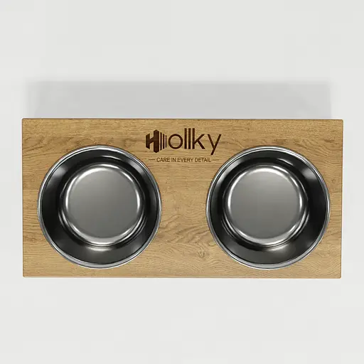 Hollky Base S — миски на підставці для маленьких собак та котів (2 × 0,45 л) - фото 9