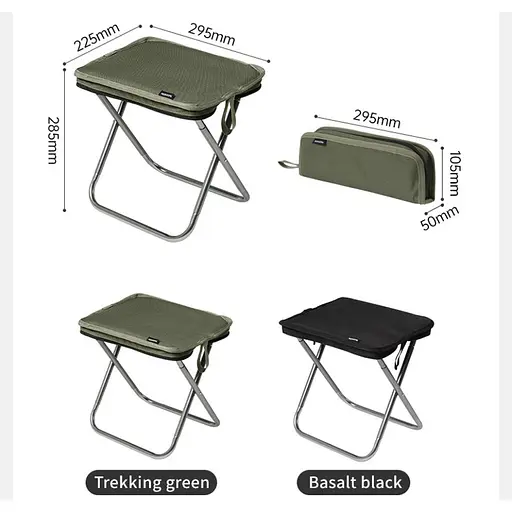 Стул складной Naturehike CNK2550JJ011 черный - фото 2