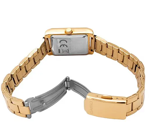 Годинники наручні жіночі стильні кварцові золотисті оригінал Casio LTP-1234G-7AEF (модуль №1330) - фото 3