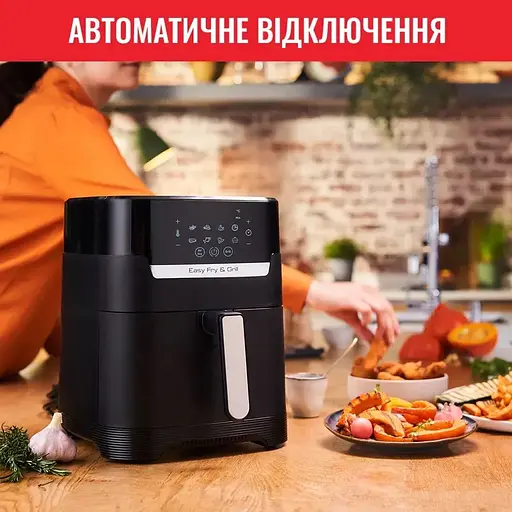 Мультипіч Tefal EasyFry&Grill Precision 1550 Вт чорна (EY505815) - фото 3