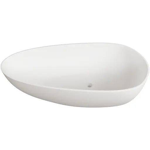 Ванна окремостояча матова Amdcon Palmyra 167x84 з литого каменю PALMYRA_167_MAT Білий матовий - фото 1