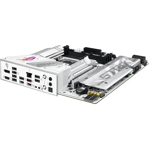 Материнська плата Asus Rog Strix B860-G Gaming WIFI s1851 B860 4xDDR5 M.2 DP HDMI USB Type-C Wi-Fi BT mATX білий - фото 8