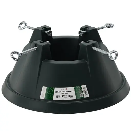Подставка для елки Chomik для ствола 5-12 см пластиковая зеленая 38 х 17 см (FES7540)
