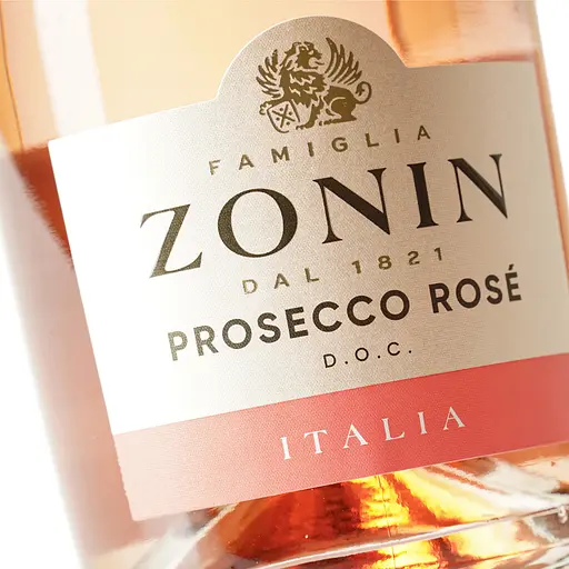 Вино игристое Zonin Prosecco Spumante Brut Cuvee 1821 Rose by Pininfarina розовое 11% 0.75 л - фото 5