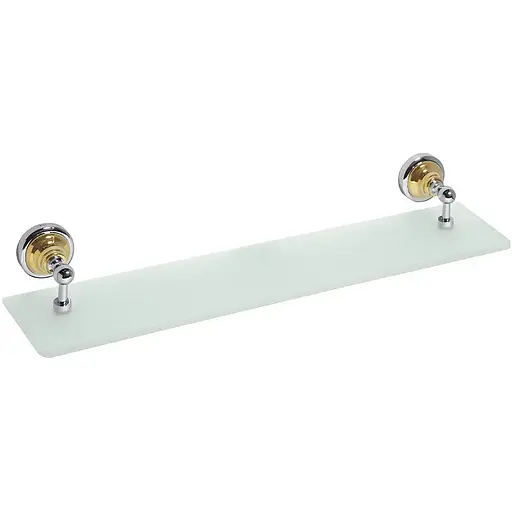 Полка стеклянная Bemeta Retro 144202248, Золотой - фото 1