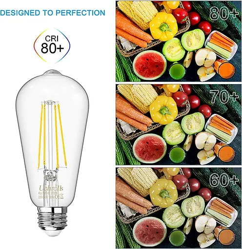 Урожайна лампочка Едісона Uchrolls ST58, цоколь E27, 6 Вт теплий білий - фото 4