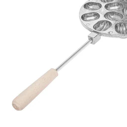 Орешница форма для выпечки орешков на 12 половинок орехов со съемными ручками, RS Серый 86539 - фото 10