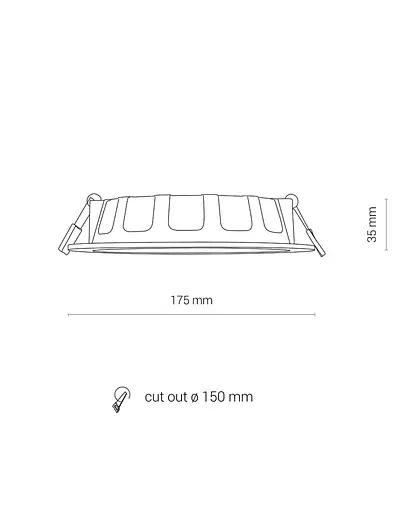 Точковий світильник Nowodvorski 8776 CL Kos LED - фото 6