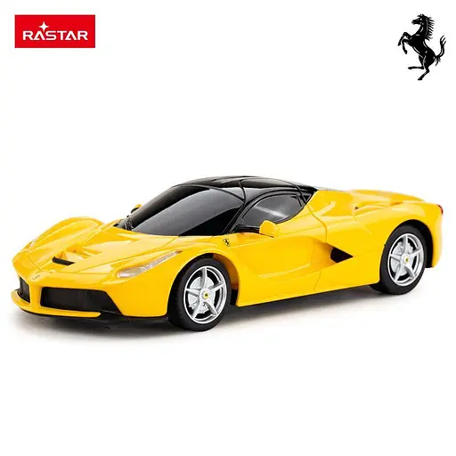 Машинка Rastar Ferrari LaFerrari на управлінні 1:24 жовтий 48900 - фото 2