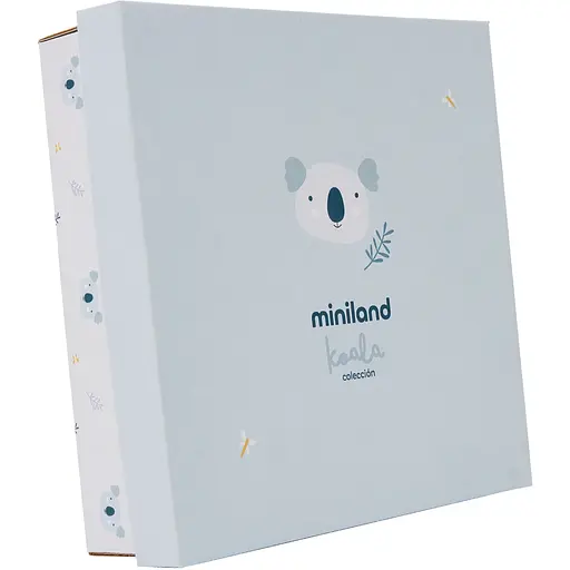 Подарочный набор в коробке (текстильный комфортер и погремушка) Miniland Baby Koala Gift (97380) - фото 2