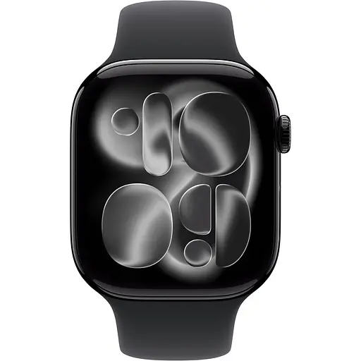 Смарт-годинник Apple Watch Series 11 GPS 42 мм Jet Black Aluminum Case with Black Sport Band S/M MEQT4 (145295) - фото 2