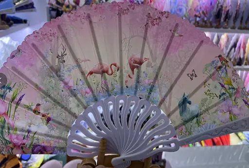 Аксессуар веер Фламинго (в ассортименте) - фото 2