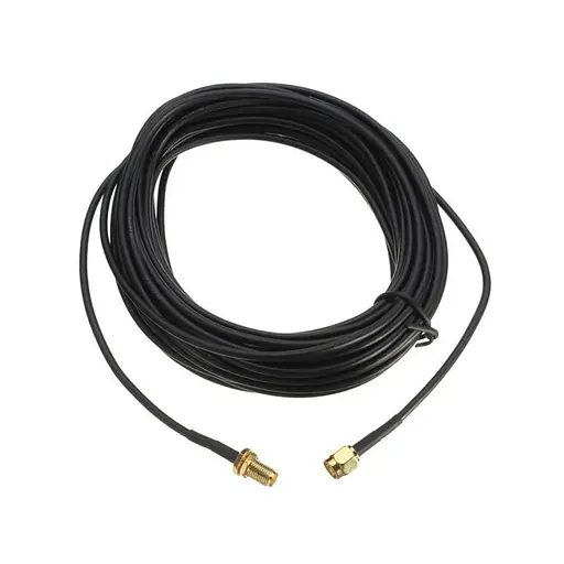 Антенный кабель - удлинитель с SMA разъемами Unitoptek RP-SMA-1, длина 1 метр (100085)