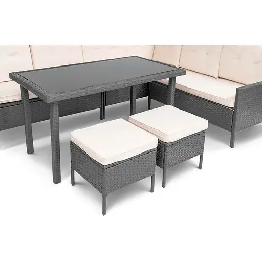 Садові меблі Di Volio Venice сірі - фото 5