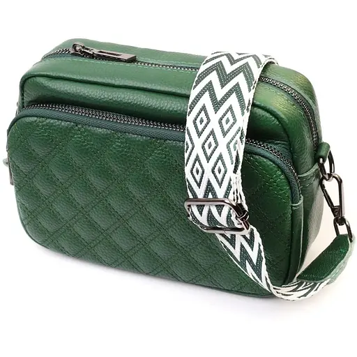 Кожаная женская сумка Vintage 21х15х7 см sum0026583 - фото 1