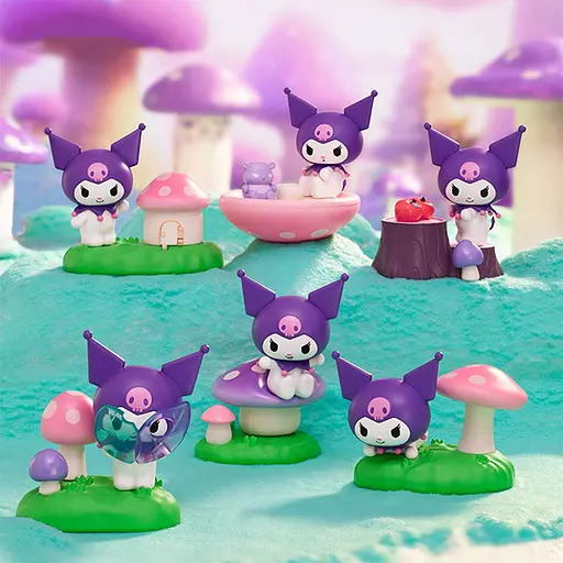 Игрушка-сюрприз Pop Top Kuromi – Сад грибочков механическая в ассортименте (25MDL-001) - фото 7