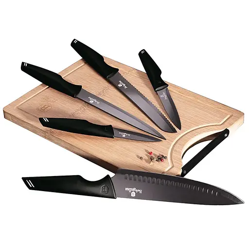 Набор ножей Berlinger Haus Black Silver Collection (BH-2709).