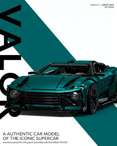 Конструктор Nifeliz Спортивний автомобіль VALOR (NF10268) - фото 2