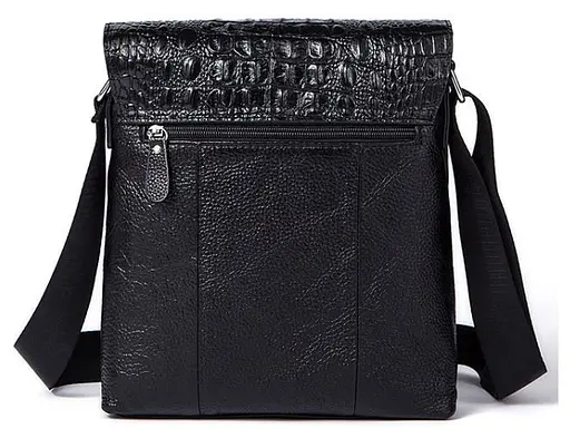 Чоловіча шкіряна сумка Vintage 25х27х5,5 см sum0012361 - фото 10