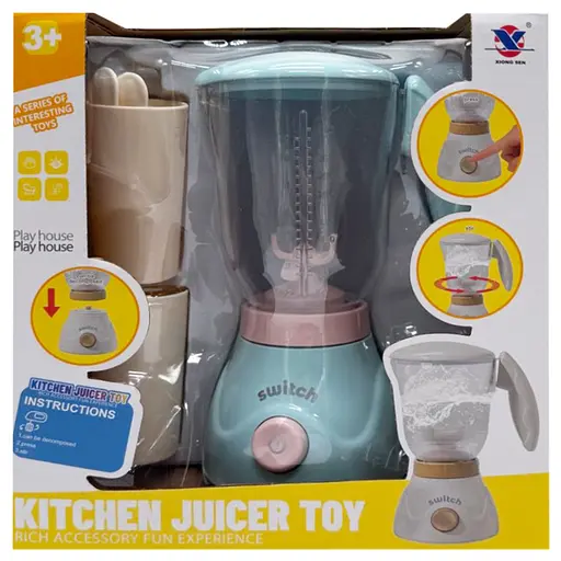 Детская бытовая техника "Миксер" Bambi XS-25020(Turquoise) звуковые эффекты - фото 1