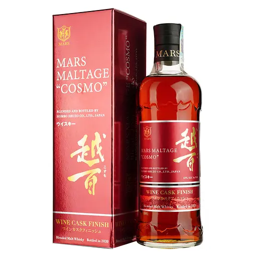 Віскі Mars Cosmo Wine Cask Finish 43% 0.7 л в подарунковій упаковці