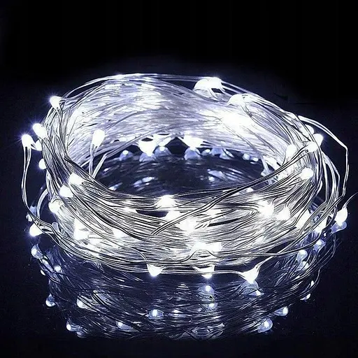 Гірлянда крапля роси usb Sun Lamp 100 led нитка довжина 10 м з USB для 5 біле світло - фото 4