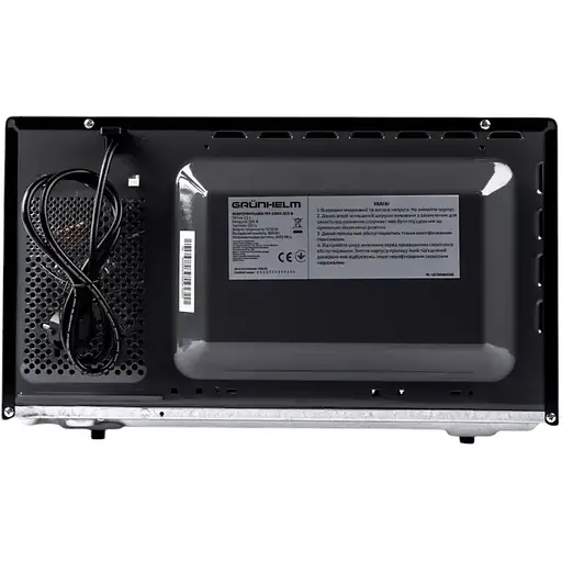 Мікрохвильова піч Grunhelm 23MX523-B чорна (108122) - фото 4