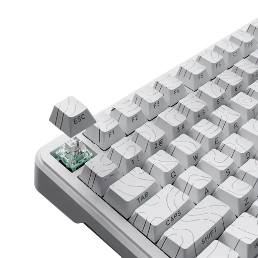 Клавиатура MambaSnake M82 HE Side Printed Contours White (M82-HEMS-SP-CW) - фото 2