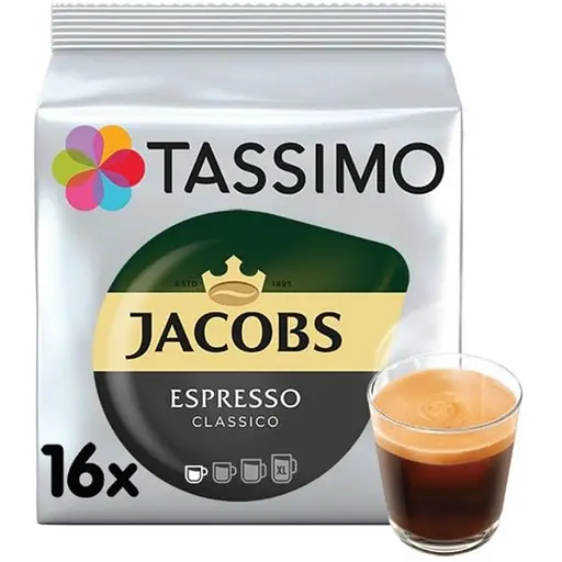 Кава мелена в капсулах Tassimo Jacobs Espresso 118.4 г (8711000500552)