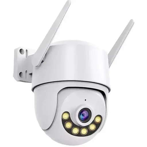 IP камера відеоспостереження RIAS N806 (iCSee APP) Wi-Fi 2MP вулична з віддаленим доступом White - фото 2