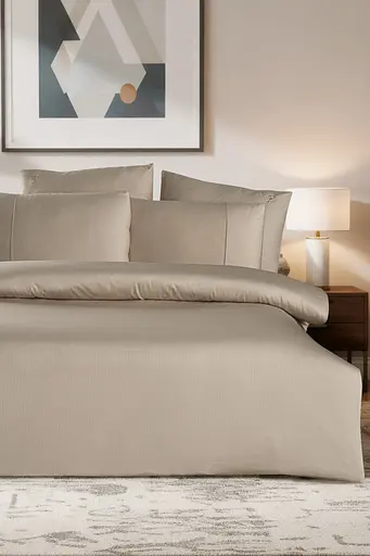 Постільна білизна Faye Beige Сатин-Stripe Luoca Patisca pbe0051944 - фото 1