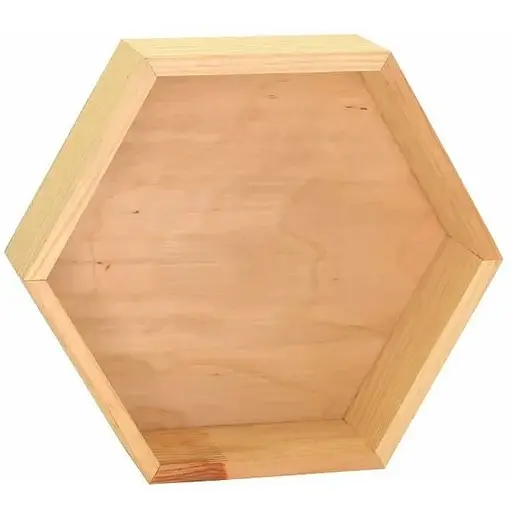 Поличка Rosa Talent дерев'яна декоративна Сота 23x27x8 см