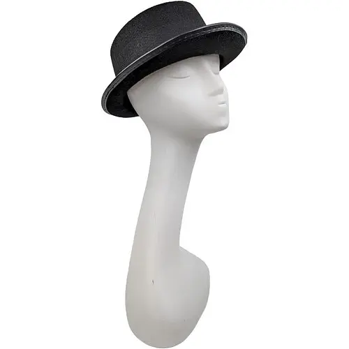 Шляпа Цилиндр черный - фото 4