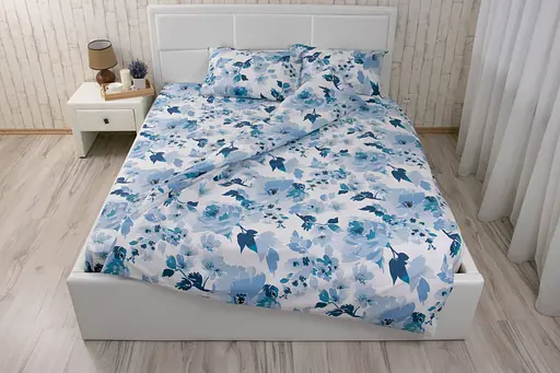 Комплект постельного белья Руно полуторный "Blue Flowers" бязь 1.114_Blue Flowers - фото 8