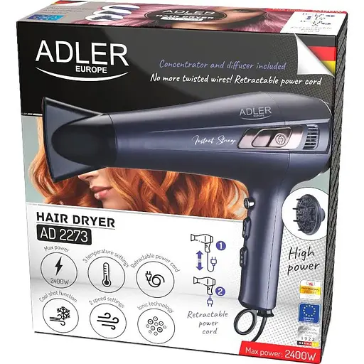 Фен Adler AD 2273 [130093] - фото 10