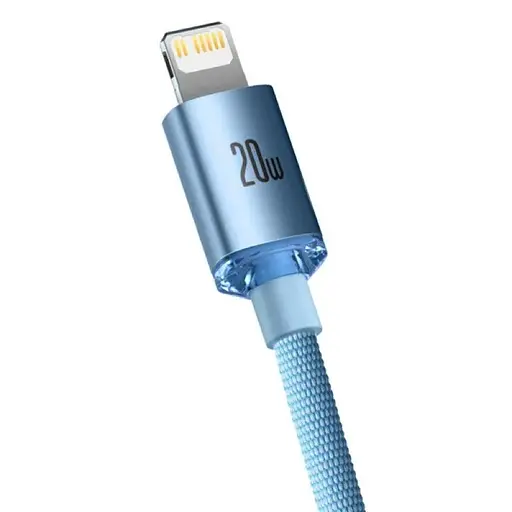 Кабель Baseus Gem Fast-Charging Data Cable USB-C to iP 20W 2m Galaxy Blue - фото 6