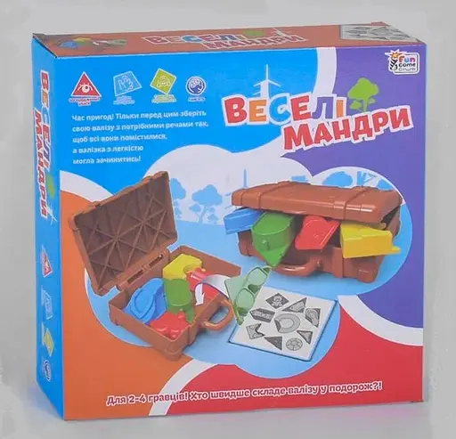 Развивающая настольная игра "Веселые путешествия" UKВ-В 0044 Fun Game (6904660517493) - фото 1