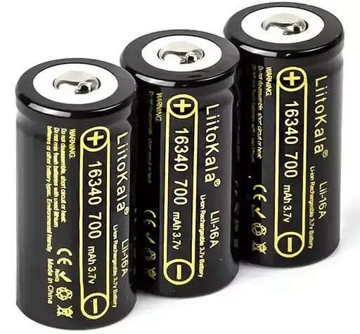 Аккумулятор LiitoKala Lii-16A 16340 700mah (Черный) - фото 2