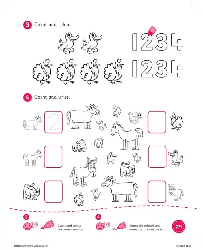 Learning Stars Level 1 Maths Book - фото 3