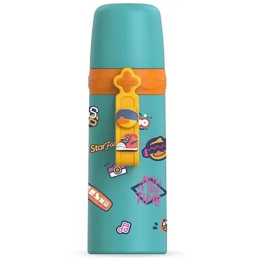 Термос дитячий Happy Day 350 мл з нержавіючої сталі з колбою для сублімації green