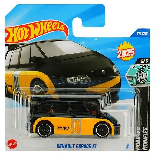 Базова машинка Hot Wheels Modified Renault Espace F1 чорно-жовта (5785) JBB76-N521    
