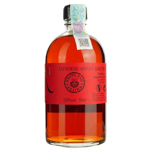 Віскі Akashi Single Malt Red Wine 5 Year Old 50% 0.5 л в подарунковій упаковці - фото 3