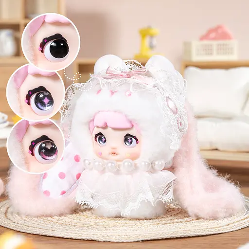 Пухнаста фігурка на підвісі Pop Top Hi Toy серії Nommi - Зайченята - фото 4