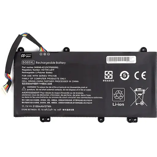 Акумулятор PowerPlant для ноутбуків HP SG03-3S1P 11.1V 5100mAh