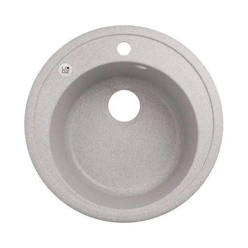Кухонна мийка Lidz D510/200 GRA-09 (LIDZGRA09D510200), Сірий - фото 1