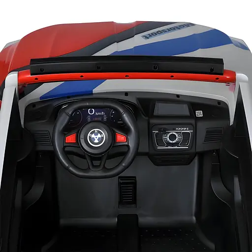 Електромобіль дитячий M 5850EBLR-11 Джип 4 мотори 45W 2 акум 12V7A MP3 USB світло сіро-червоний - фото 7