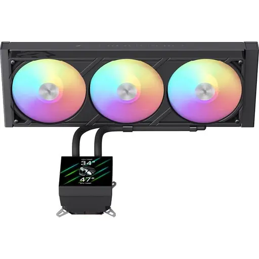 СВО GameMax Glacier 360 LCD Black (GLACIER 360 LCD BK) - фото 3