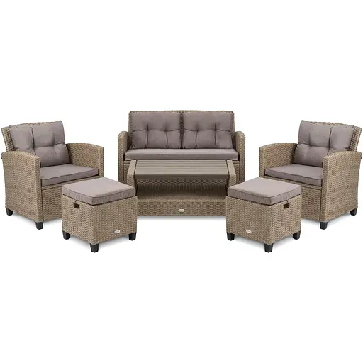 Набір садових меблів Di Volio Firenze бежевий/світло-сірий