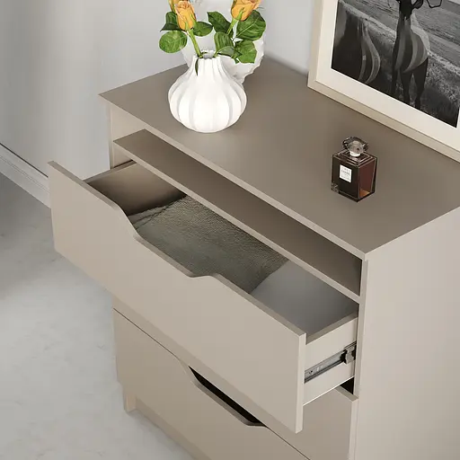 Комод в спальню MebelStar 800 Лилу 81x40x89 см Кашемир (MBS-1300) - фото 3